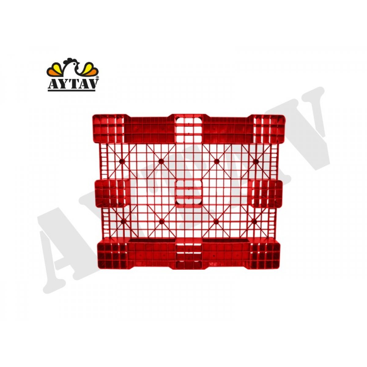 80 X 120 ÜSTÜ AÇIK KIZAKLI PLASTİK PALET